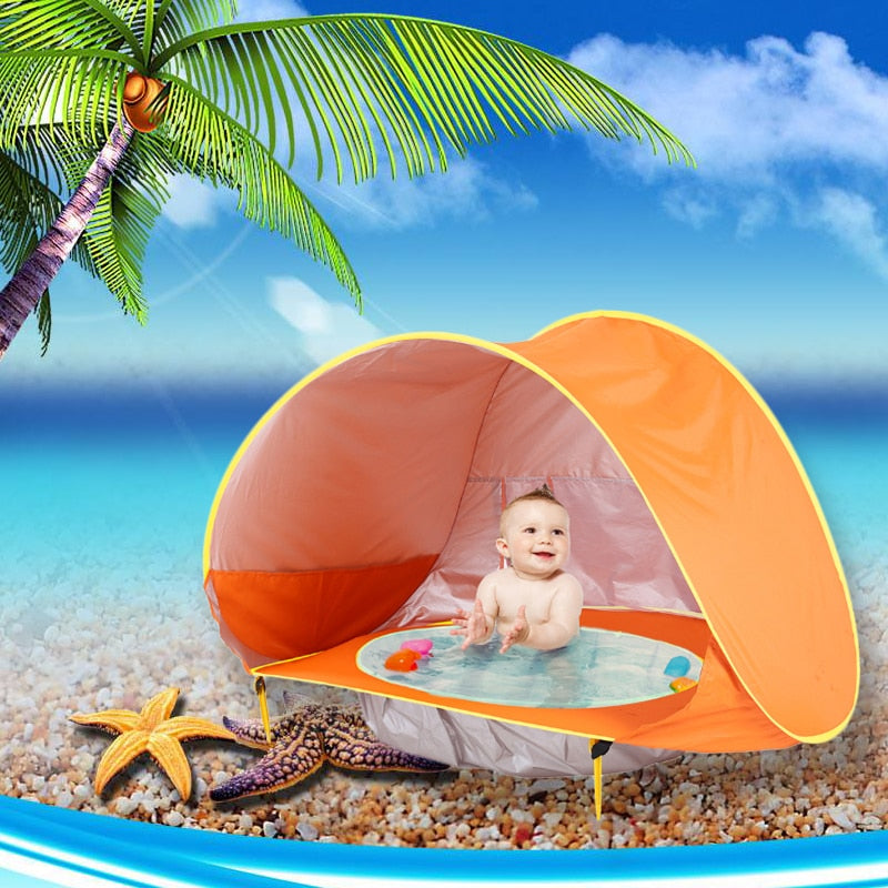 Barraca Para Bebê Com Piscina e Proteção UV.